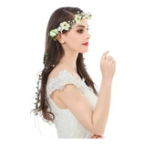 Corona De Flores Para Cabello Regalo Mujer Fiestas Disfraces