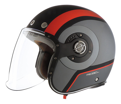 Casco Moto Abierto Smk El Dorado Jet Rebel