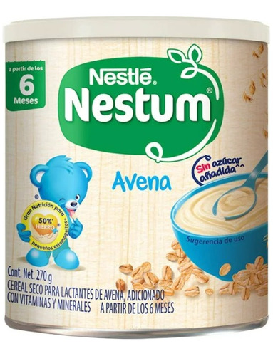 Cereal Infantil Nestum Etapa 1 De Avena En Lata 270g