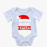 Bodies / Mamelucos Bebe Santa Manga Corta