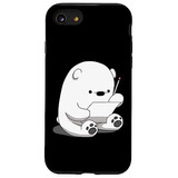 Funda Para iPhone SE (2020) / 7 / 8 Cartoon Fluffy Polar Bea