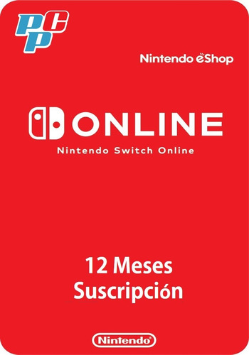 Tarjeta 12 Meses Nintendo Switch Online Prepago Estado Unido