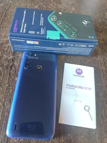 Motorola One Fusion Xt2073-2 Azul Océano