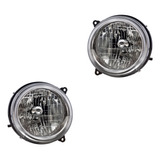 Par Juego Faros Jeep Liberty 2002 - 2004 Depo Rxc