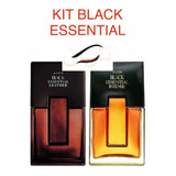 Kit C 2: Colônias Black Essential Leather + Intense 100ml