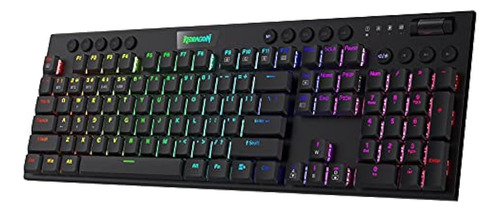 Teclado Gamer Bluetooth Redragon Horus K618 Qwerty Redragon