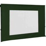 Pared Cobertor Ventana Para Gazebo 3x3 Mts Verde Individual