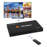 J-tech Digital Interruptor Hdmi Multivisor Quad 4x1 Sin Cost