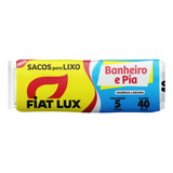 Saco Para Lixo Pia E Banheiro 5l Fiat Lux 40 Unidades