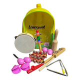 Kit Bandinha Infantil Liverpool 10 Instrumentos - Nova!