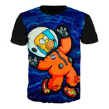  Camiseta Homero Snoopy Adulto Simpsons Anime Exclusivas