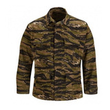 Chaquetilla Táctico Corte Bdu Camuflado Tiger