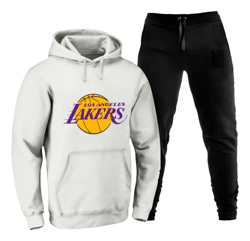 Moletom Infantil Lakers Conjunto Blusa E Calça