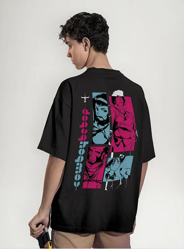 Camiseta Camisa Jet Black Cowboy Bepop Fluxo Geek 2449 | Parcelamento sem juros