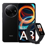 Celular Xiaomi Redmi A3, 64gb/3gb, Negro + Mi Band 8 Active