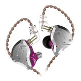 Audífonos In-ear Kz Zs10 Pro Morado Purple Sin Micrófono