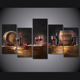 Quadro Decorativo Sala Cozinha Vinho Luxo Gourmet - Gigante