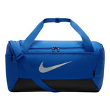 Bolso Nike Brasilia Dm3976-481 Unisex Adultos Azul Asas Azules Correa Azul Diseño Liso
