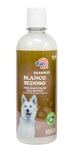 Shampoo Para Mascotas Blanco Sedoso Tibet 250 Ml.