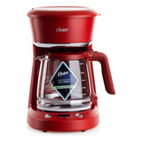 Cafetera Oster® 12 Tazas Roja Con Sistema Programable