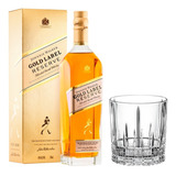 Whisky Johnnie Walker Gold 750ml + Vaso Cristal Alemán 270ml