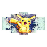 Cuadro Decorativo Pikachu Artístico Pokémon