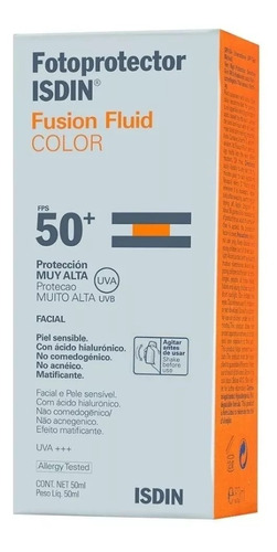 Isdin Fotoprotector Fusion Fluid Spf 50+ Color X 50ml
