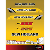Calcomanías Para Maquinaria New Holland L225 Minicargador
