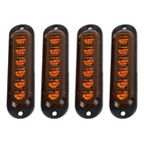 4 Luces Laterales Para Camiones, Alto Brillo, 90 Lm, Ip65, I