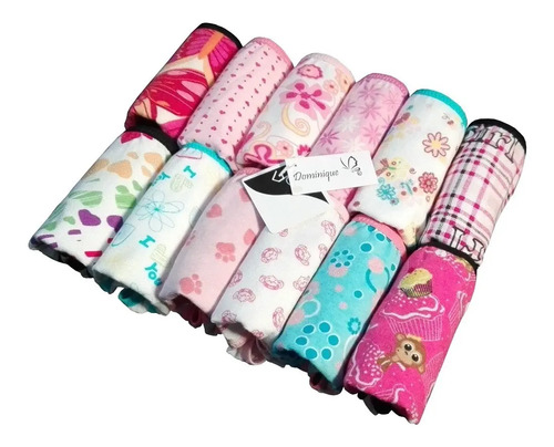Paquete De 5 Bikinis Dama Algodón Estampado Talla S