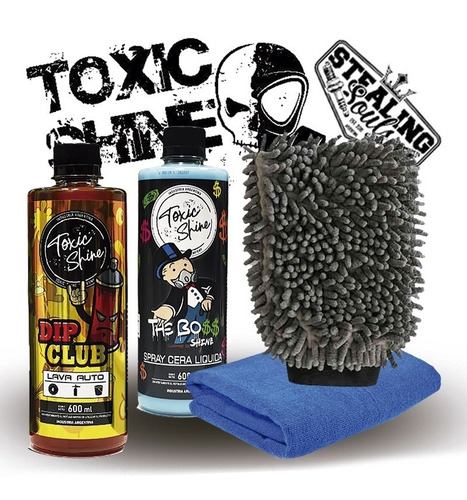Toxic Shine | Kit Combo Lavado | Básico #08 | Shampoo + Cera