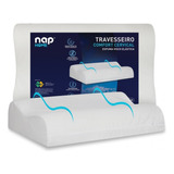 Nap Comfort Travesseiro Cervical 68cm 48cm Cor Branco