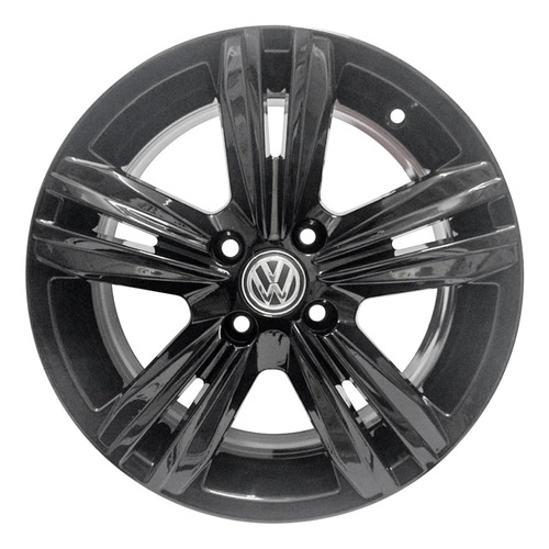 Jogo De Rodas Vw Gol Saveiro Aro 15 4x100 S18 Black Oferta