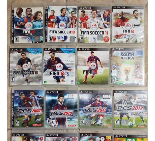 Monte Seu Lote Com 5 Jogos De Futebol Do Ps3 