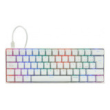 Teclado Game Factor Kbg560-wh Alambrico Usb C Blanco