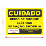 10 Placas Geração Própria Energia Solar Personalizada 25x18