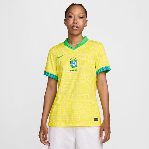 Jersey Fútbol Mujer Nike Dri-fit Brasil 2024 Local 