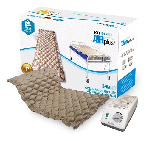 Colchão Pneumático Kit Air Plus Anti Escaras Dellamed