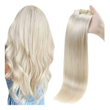  Lace Clip Cortinas De 60cm, Cabello Natural 100% Humano...