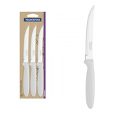 Conjunto Facas Churrasco Tramontina Ipanema Inox Cabo Branco