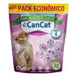 Piedras Sanitarias Silica Gel Cancat Lavanda Gatos 4 X 2 Lts