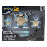 Pokemon Select Squirtle, Wartortle Y Blastoise Multi Pack