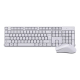 Kit De Teclado Y Mouse Inalámbrico Philips C501 Español Latinoamérica De Color Blanco