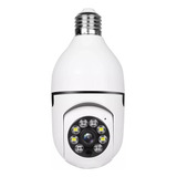 Câmera Bulb Hd Wireless Motion Detection Alarm Visão Noturna