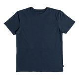 Remera Quiksilver Lifestyle Hombre Essentials Azul Blw