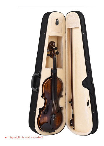 Estuche Para Violín 4/4 Profesional Triangular Con Hombro Du