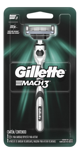 Máquina Para Afeitar Gillette  Mach3 Regular