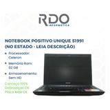 Notebook Positivo Unique S1991l No Estado - Leia Tudo