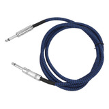 Cable De Guitarra De 1/4 De Pulgada Con Reducción De Ruido P