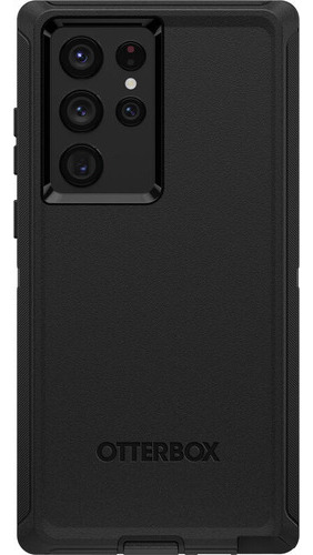 Carcasa Antigolpe Otterbox Defender Para Samsung S22 Ultra Color Negro Reforzado
